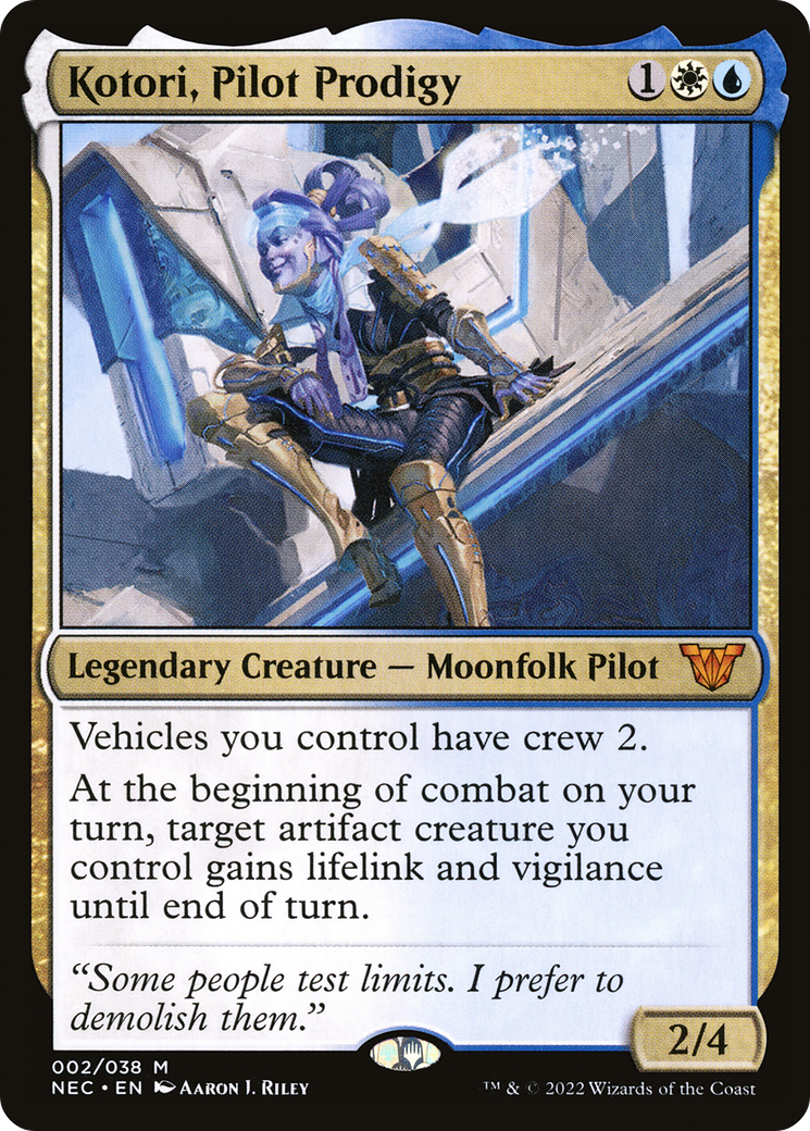 Kotori, Pilot Prodigy (002) Foil - Neon Dynasty Commander