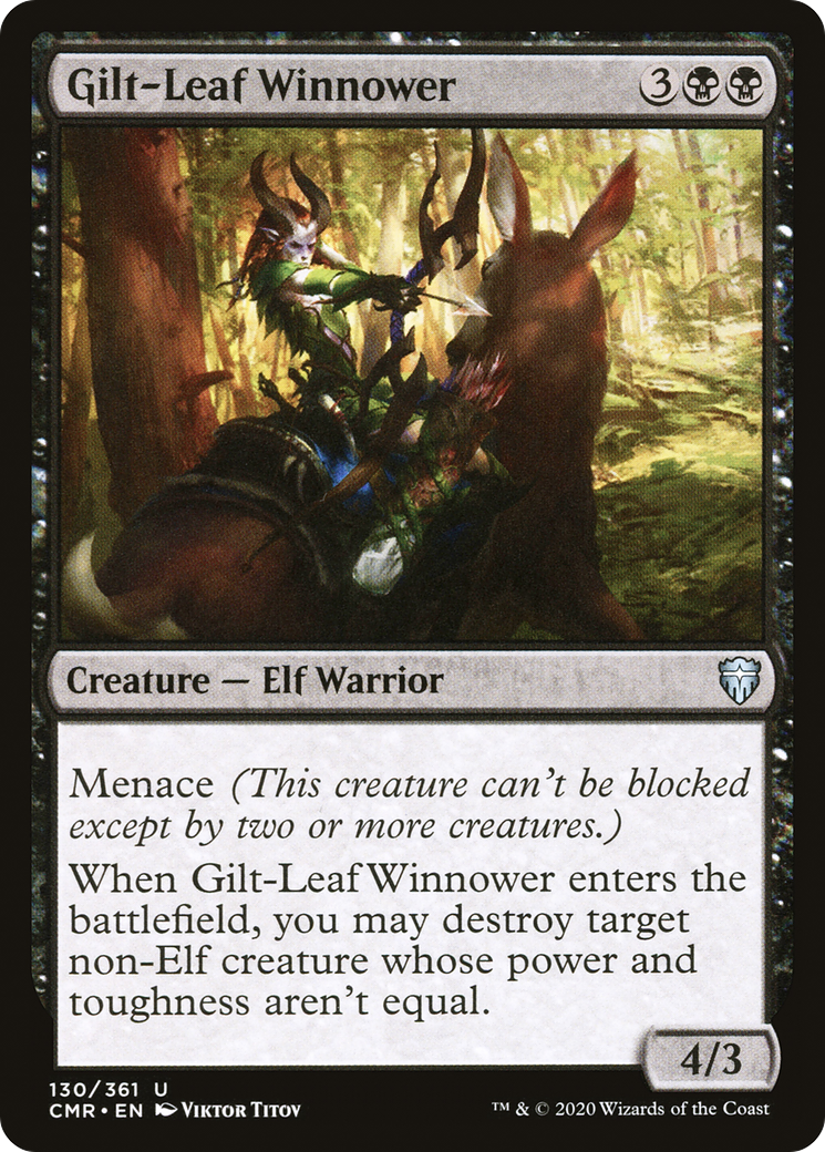 Gilt-Leaf Winnower (130) - Commander Legends