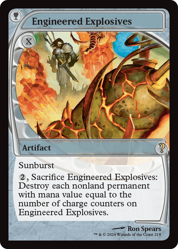 Engineered Explosives (Future Sight) (218) Foil - Mystery Booster 2