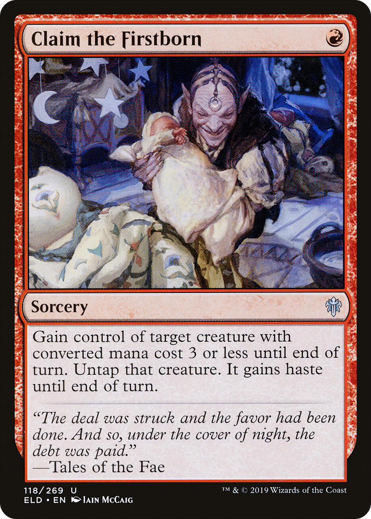 Claim the Firstborn (118) Foil - Throne of Eldraine