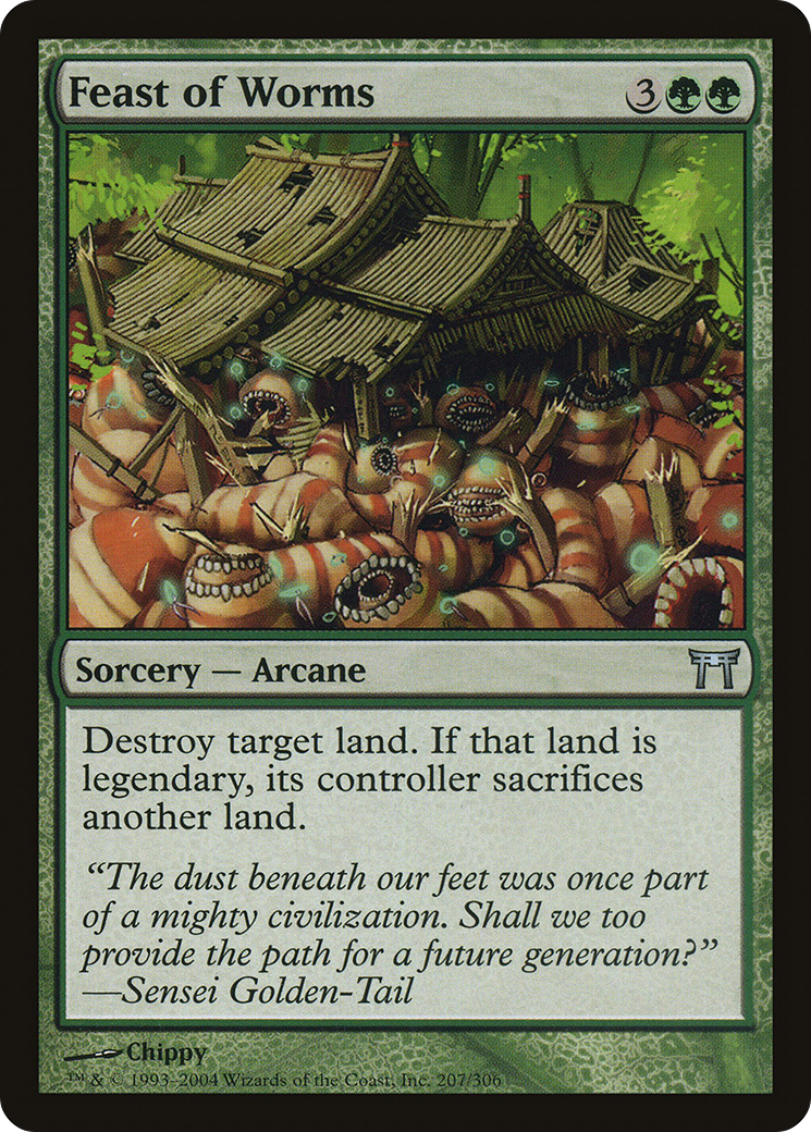 Feast of Worms (207) - Champions of Kamigawa