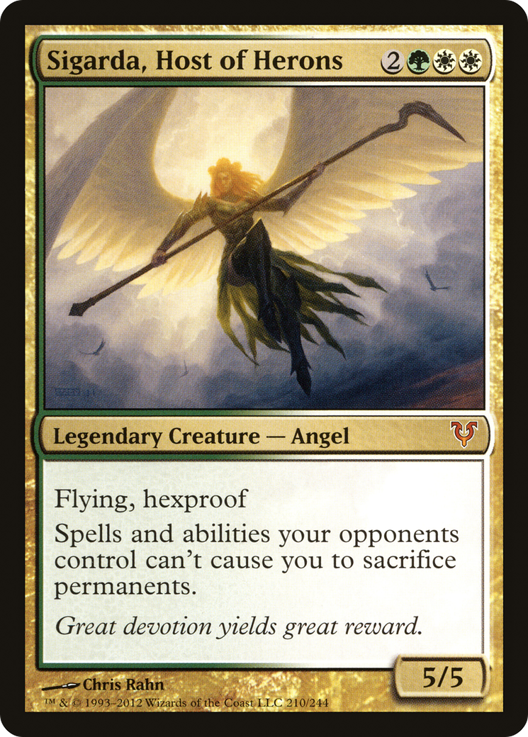 Sigarda, Host of Herons (210) Foil - Avacyn Restored