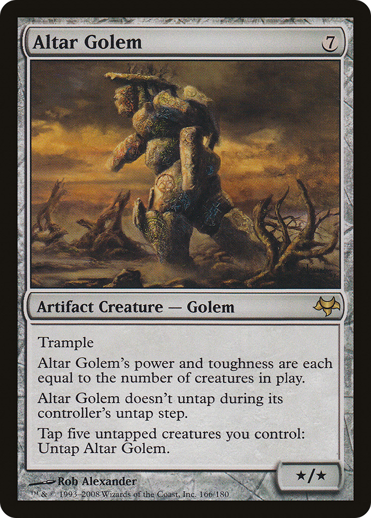 Altar Golem (166) Foil - Eventide