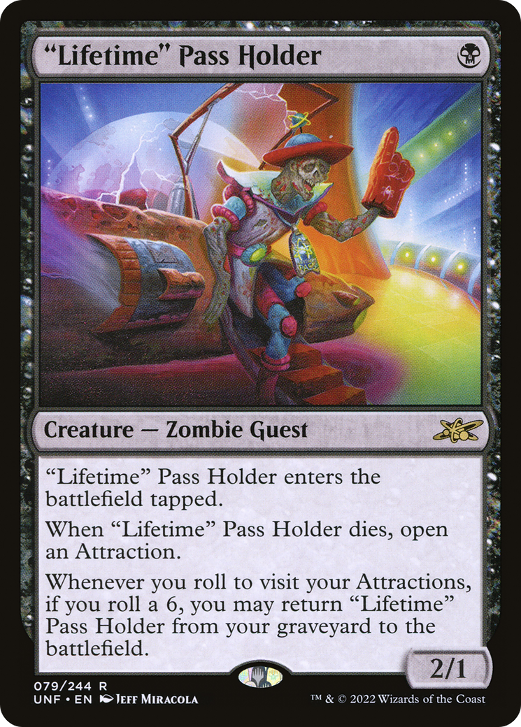 "Lifetime" Pass Holder (079) Foil - Unfinity