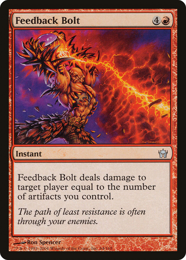 Feedback Bolt (064) Foil - Fifth Dawn