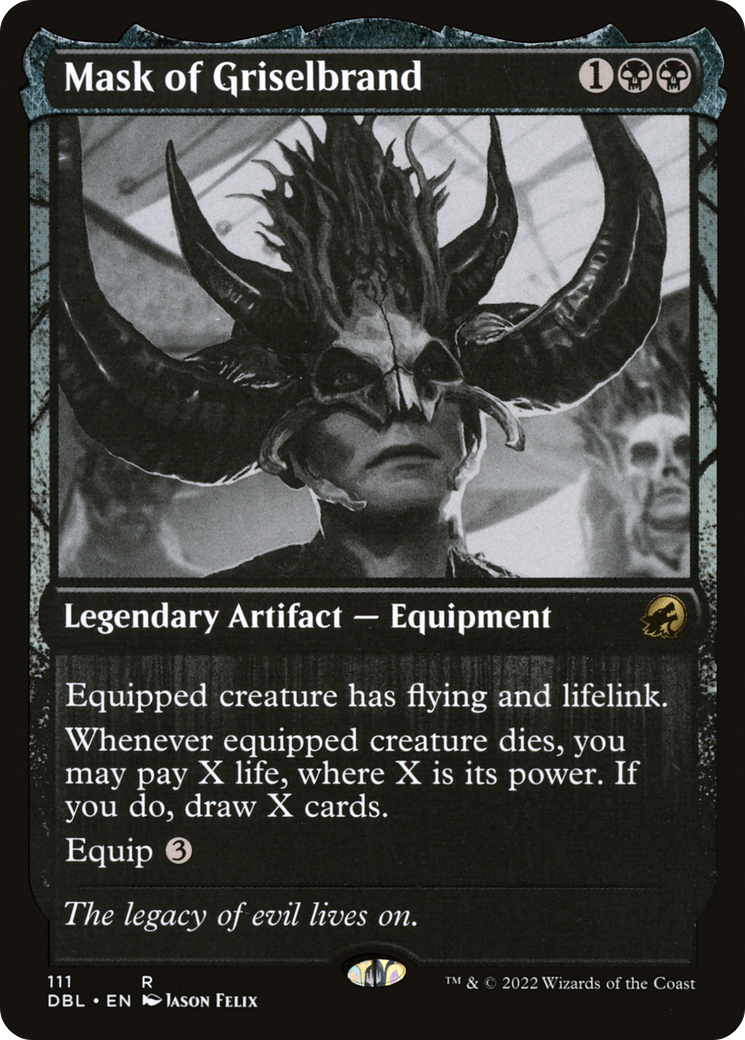 Mask of Griselbrand (111) Foil - Innistrad: Double Feature