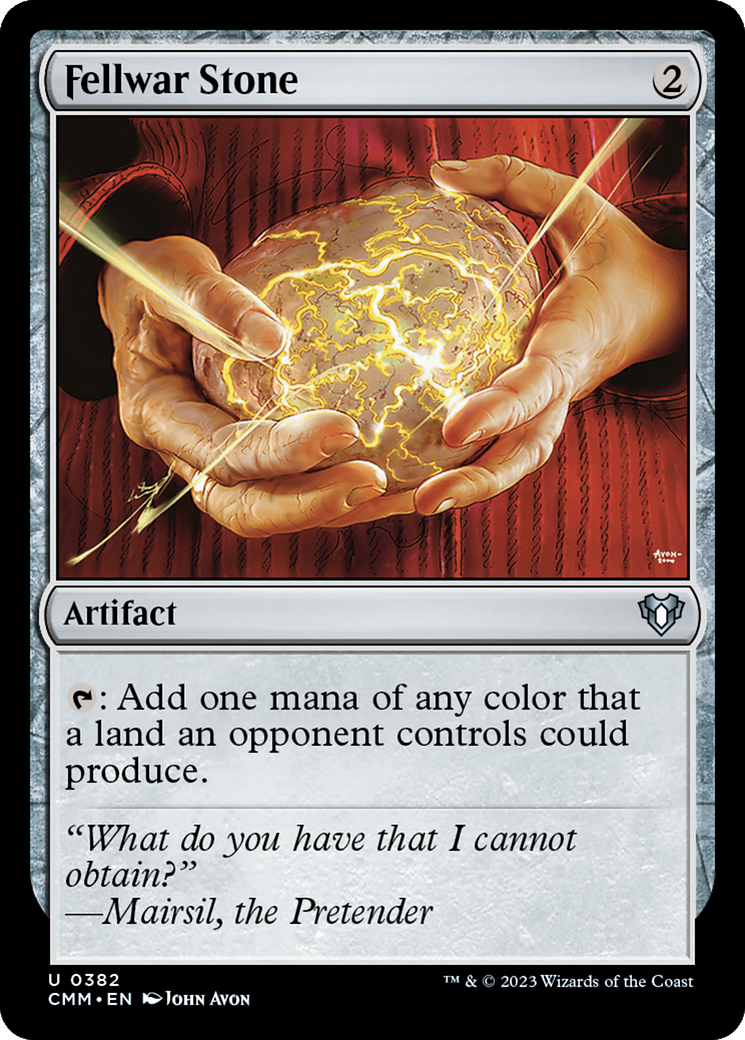 Fellwar Stone (382) Foil - Commander Masters