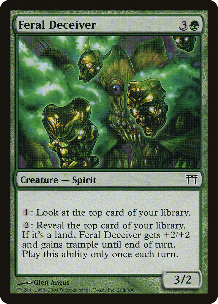 Feral Deceiver (208) Foil - Champions of Kamigawa