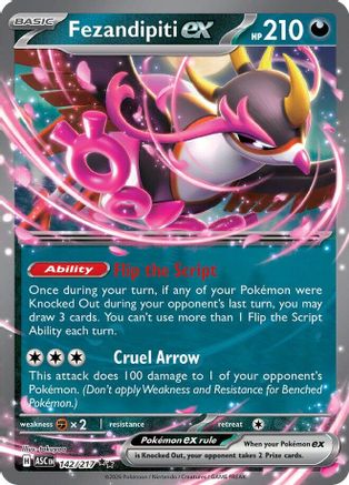 Fezandipiti ex (142) Holofoil - Ascended Heroes