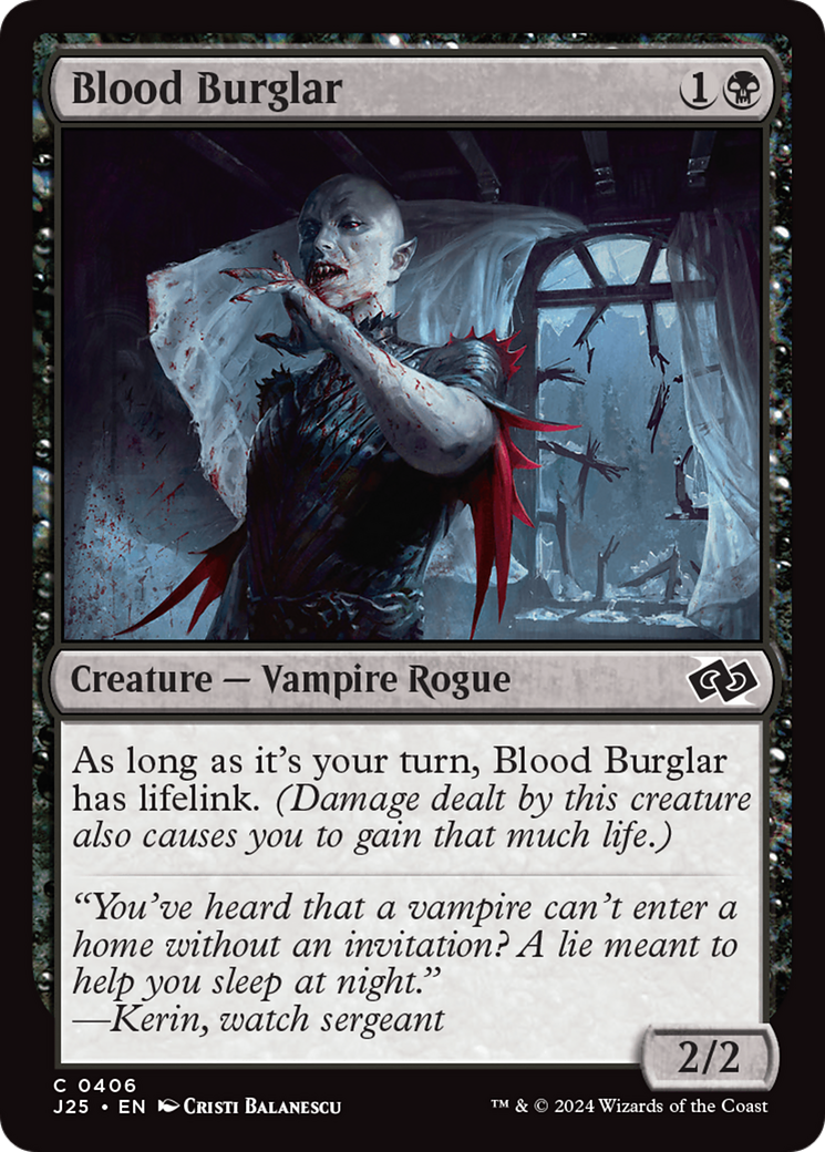 Blood Burglar (406) - Foundations Jumpstart