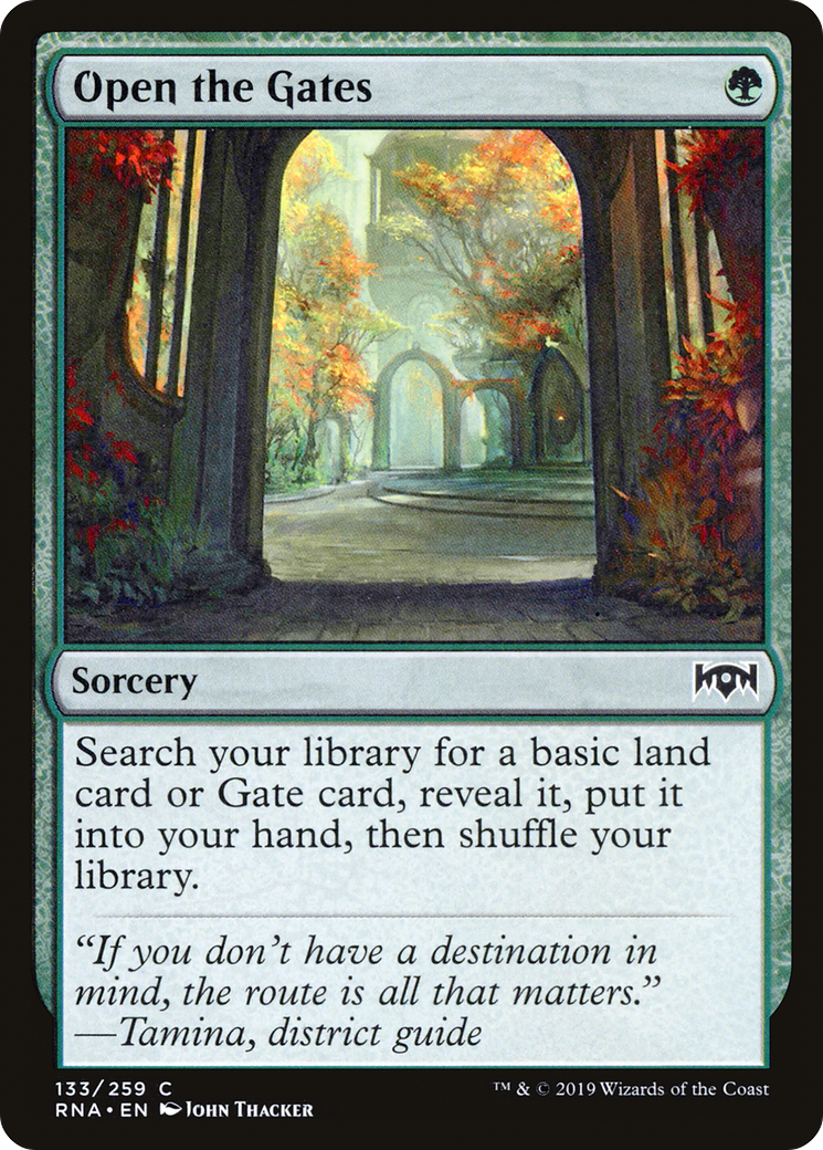 Open the Gates (133) Foil - Ravnica Allegiance