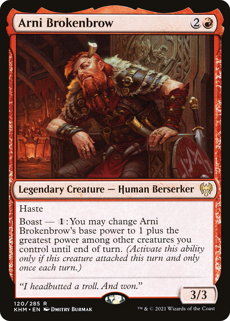 Arni Brokenbrow (120) Foil - Kaldheim