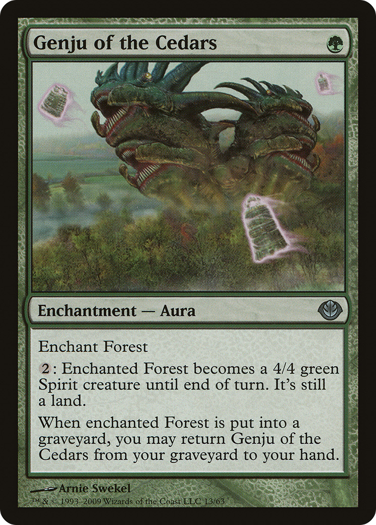 Genju of the Cedars (013) - Duel Decks: Garruk vs. Liliana