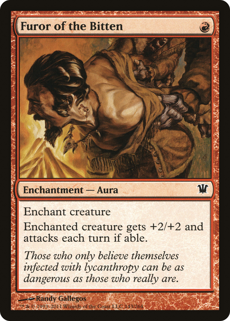 Furor of the Bitten (143) Foil - Innistrad