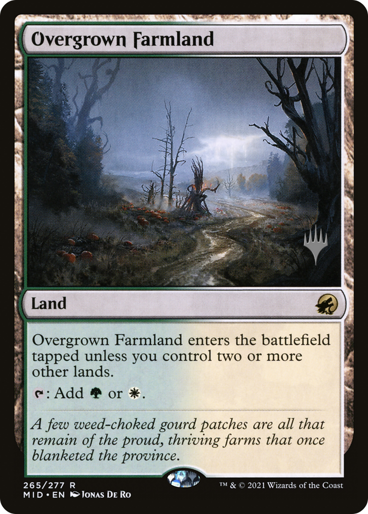 Overgrown Farmland (265) Foil - Innistrad: Midnight Hunt Promos