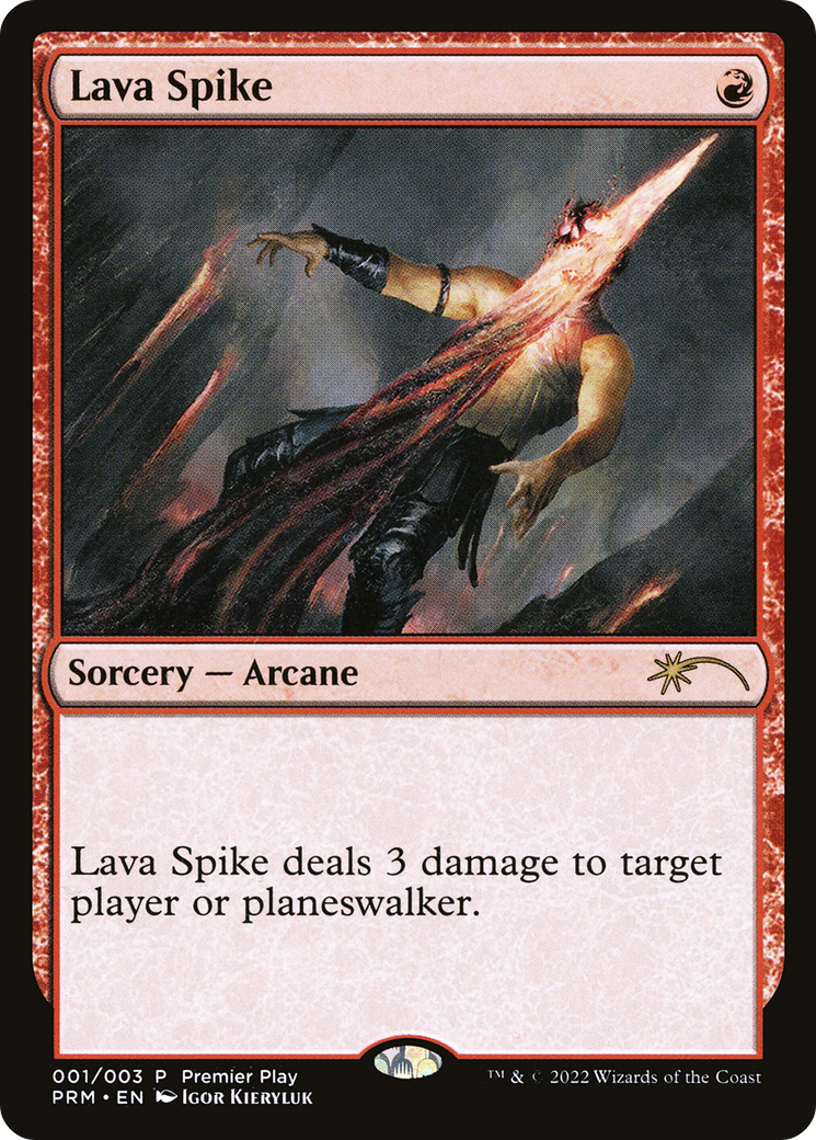 Lava Spike (001) Foil - Pro Tour Promos