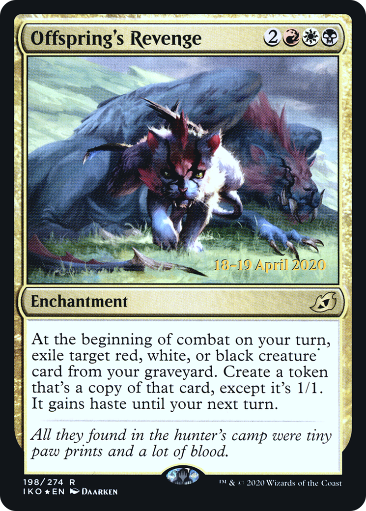 Offspring's Revenge (198) Foil - Ikoria: Lair of Behemoths Promos
