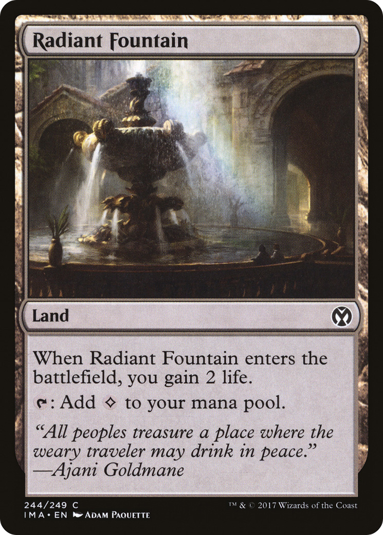 Radiant Fountain (244) Foil - Iconic Masters