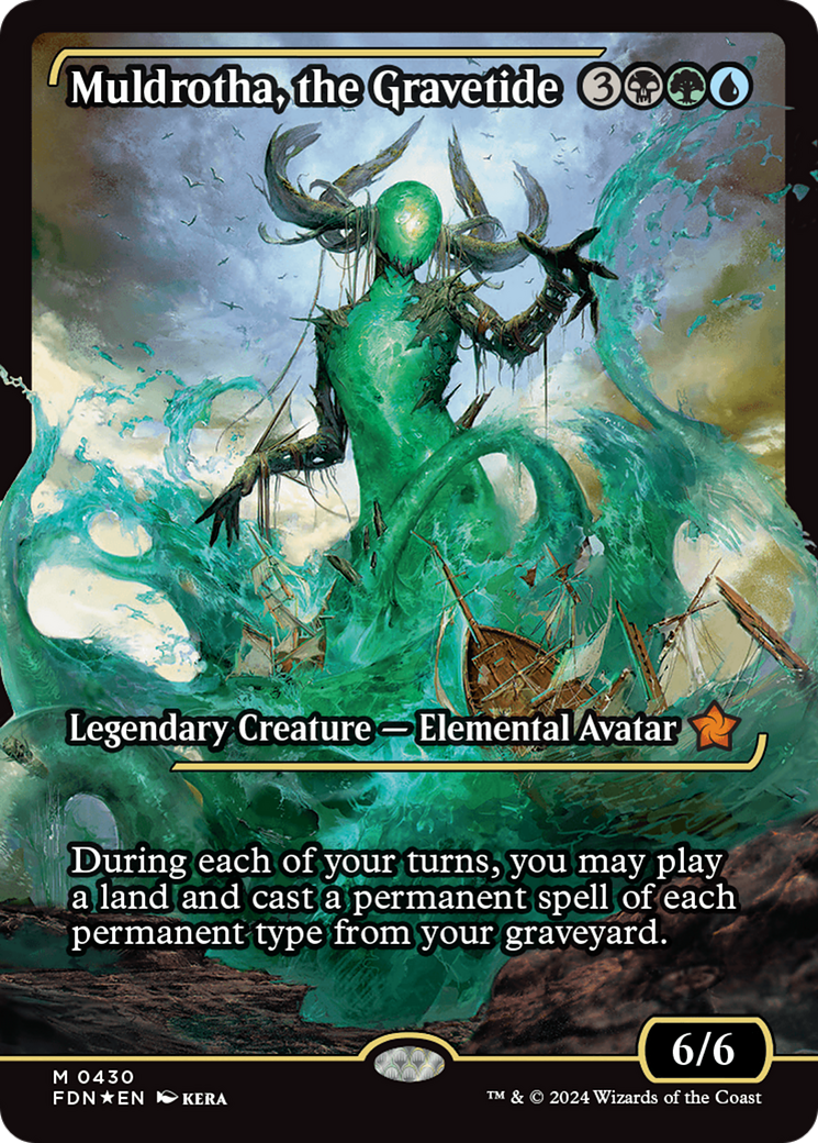 Muldrotha, the Gravetide (Showcase) (430) Foil - Foundations