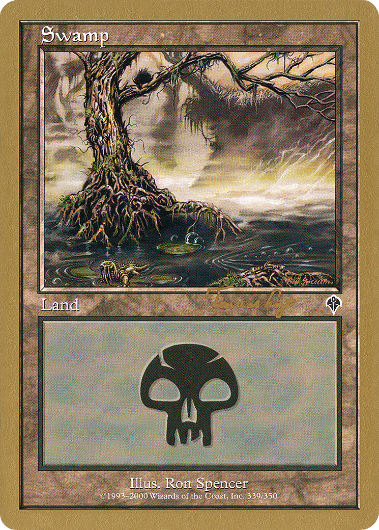 Swamp (339) - 2001 Tom van de Logt (INV) (Retro) - World Championship Decks 2001