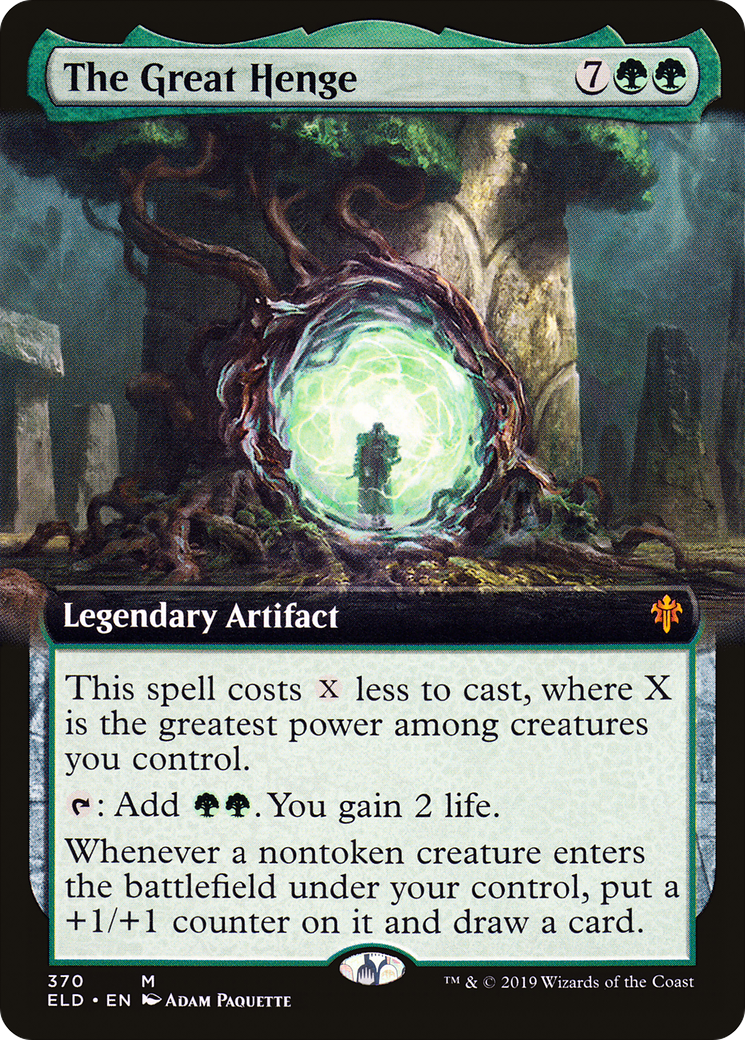 The Great Henge (Extended Art) (370) Foil - Throne of Eldraine