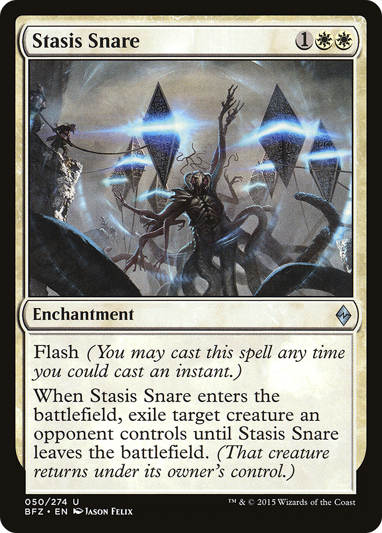 Stasis Snare (050) Foil - Battle for Zendikar