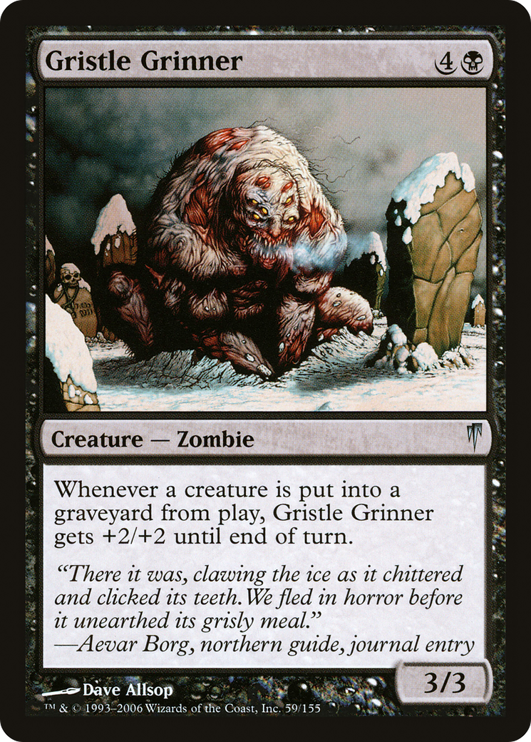 Gristle Grinner (059) Foil - Coldsnap