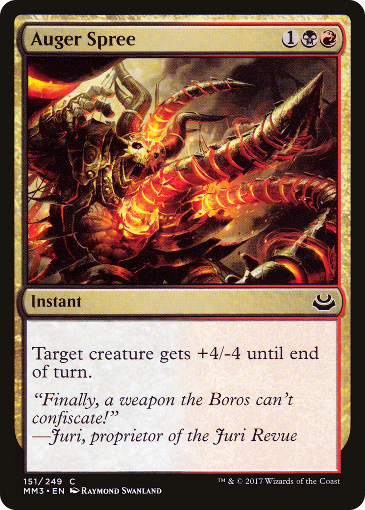 Auger Spree (151) Foil - Modern Masters 2017