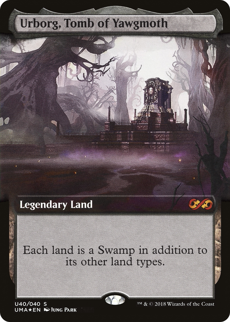 Urborg, Tomb of Yawgmoth (Extended Art) (U40) Foil - Ultimate Box Topper