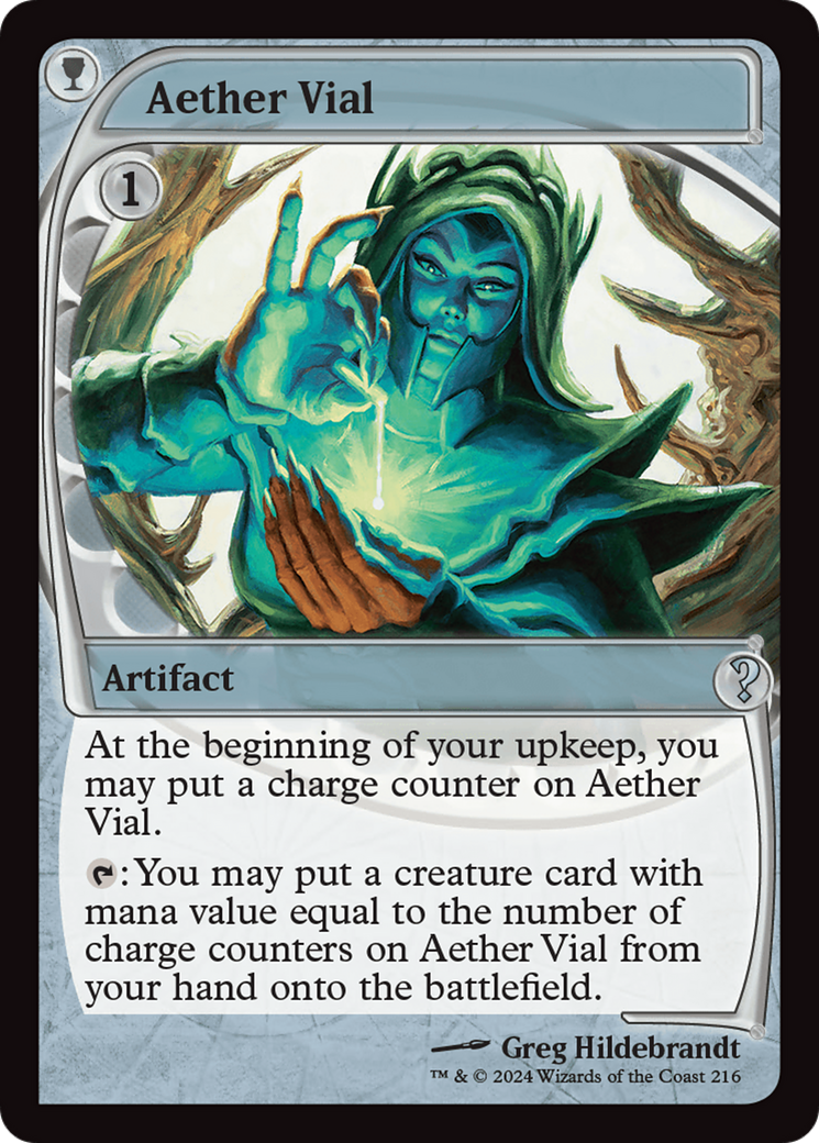 Aether Vial (Future Sight) (216) Foil - Mystery Booster 2