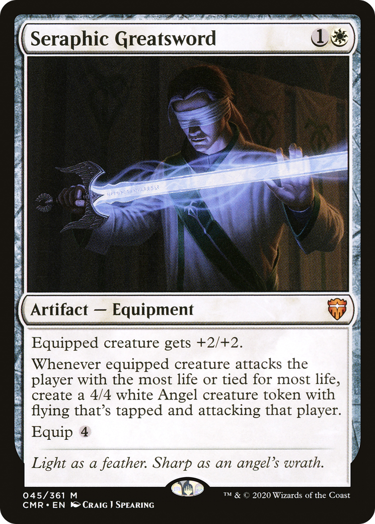 Seraphic Greatsword (045) Foil - Commander Legends