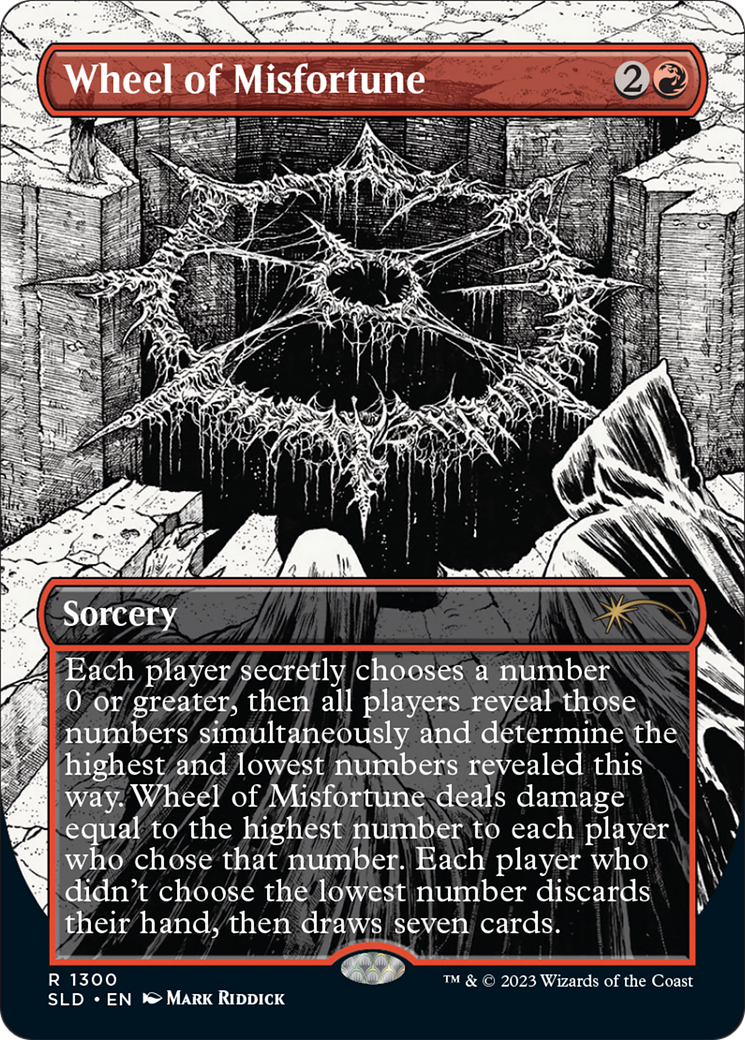 Wheel of Misfortune (1300) Foil - Secret Lair Drop
