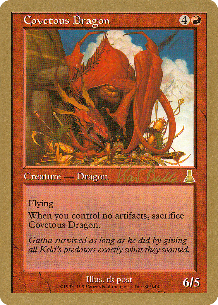 Covetous Dragon (Retro) (kb80) - World Championship Decks 1999