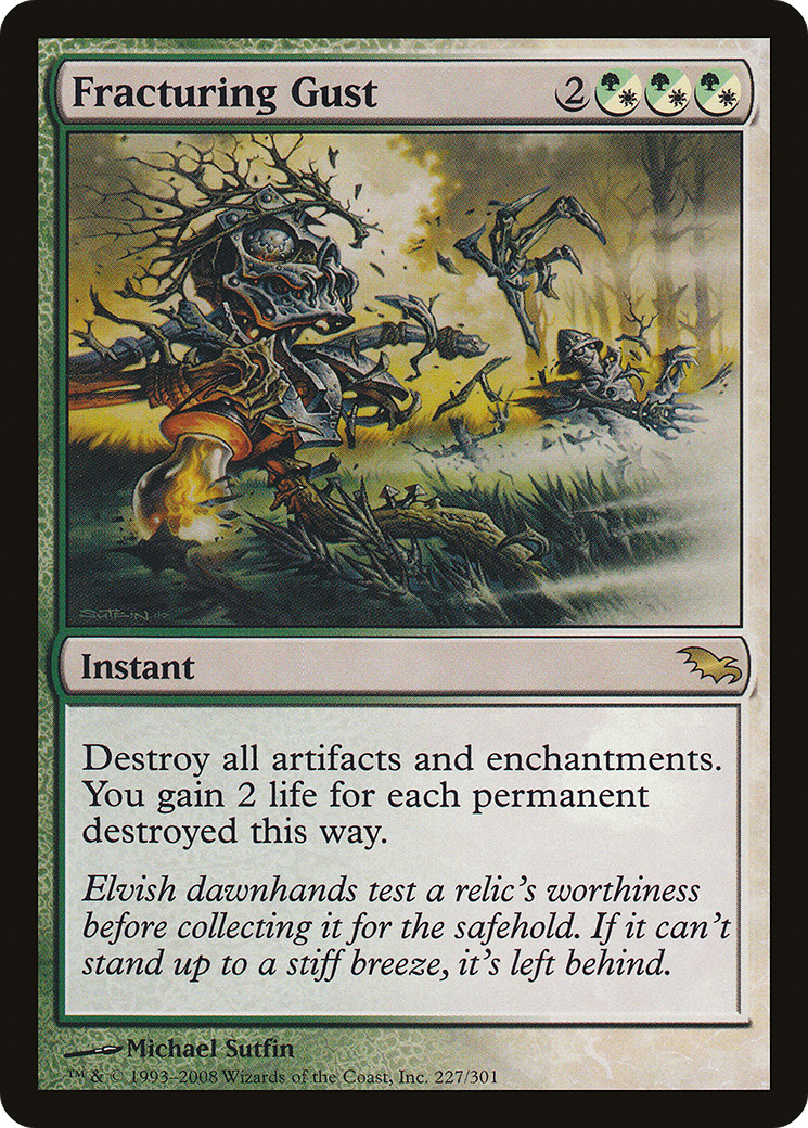 Fracturing Gust (227) Foil - Shadowmoor