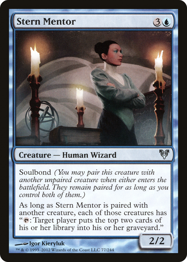 Stern Mentor (077) - Avacyn Restored