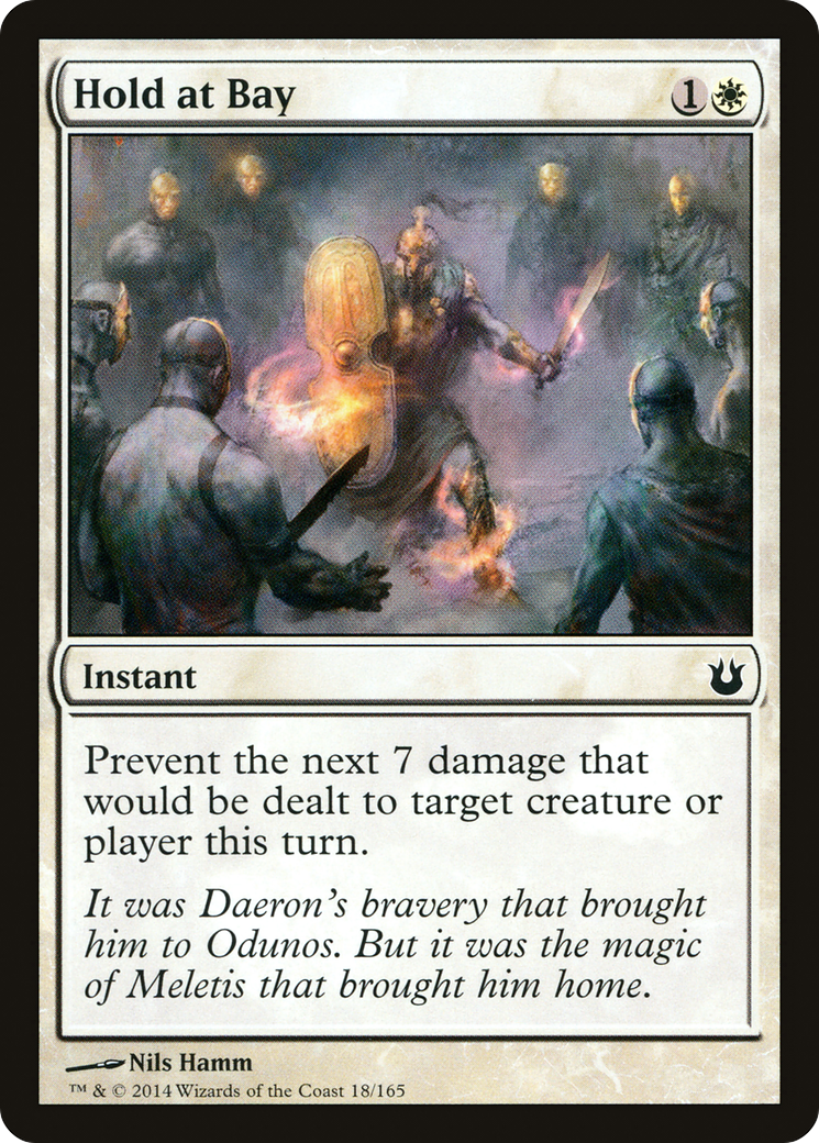 Hold at Bay (018) Foil - Born of the Gods