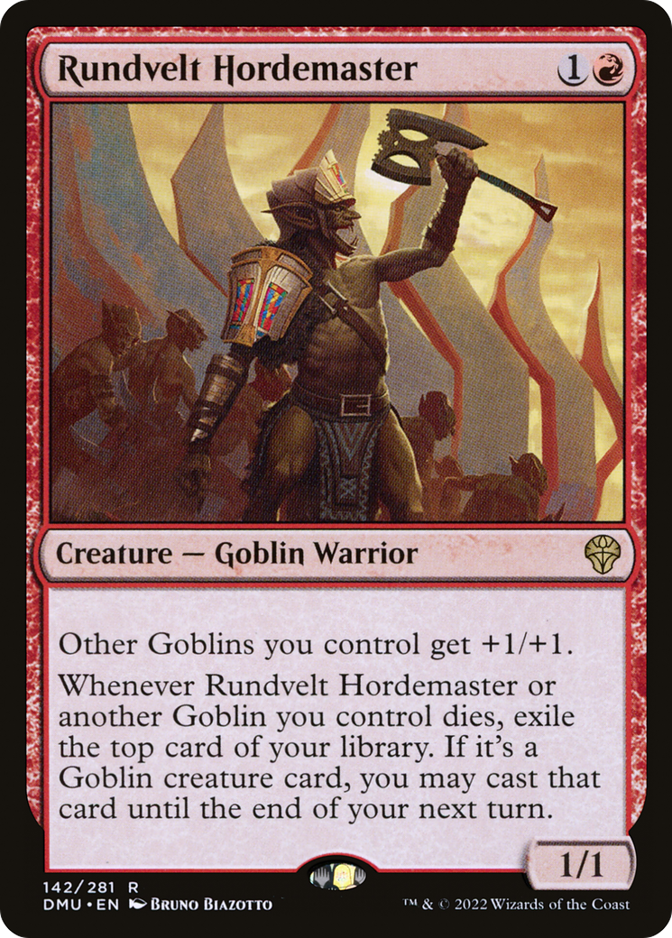 Rundvelt Hordemaster (142) Foil - Dominaria United