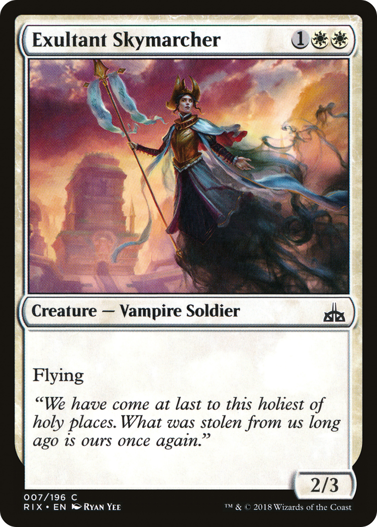 Exultant Skymarcher (007) Foil - Rivals of Ixalan