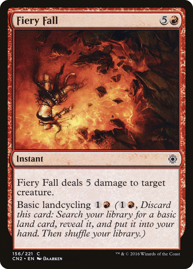 Fiery Fall (156) Foil - Conspiracy: Take the Crown