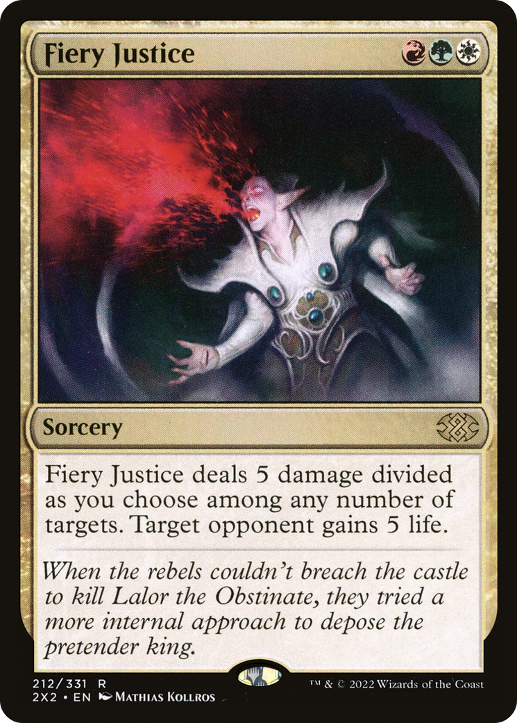 Fiery Justice (212) Foil - Double Masters 2022