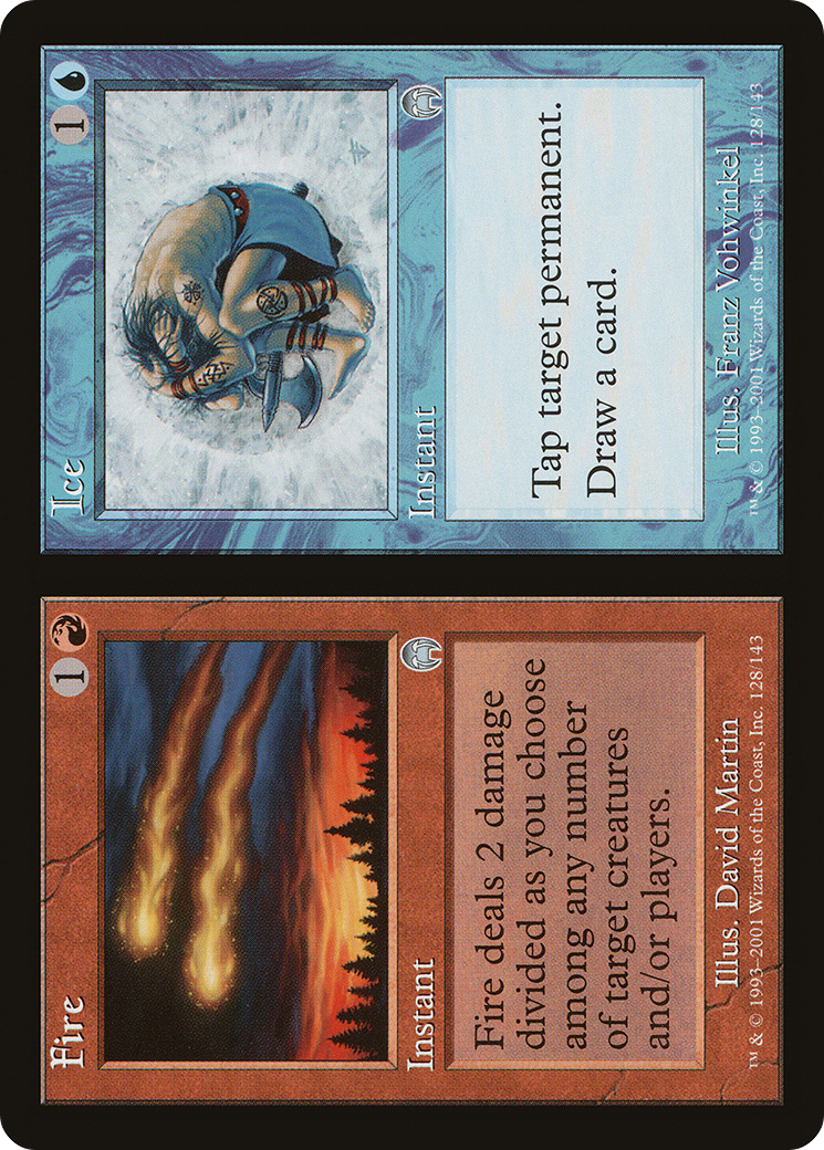 Fire // Ice (128) Foil - Apocalypse
