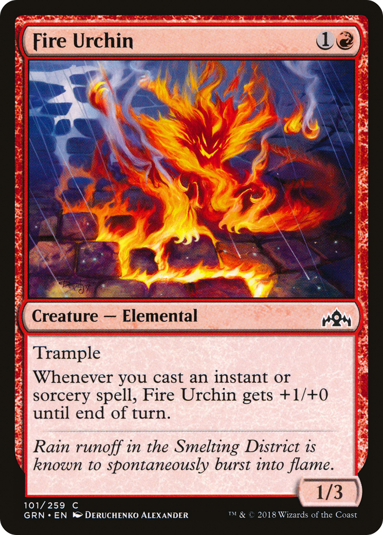 Fire Urchin (101) - Guilds of Ravnica Foil