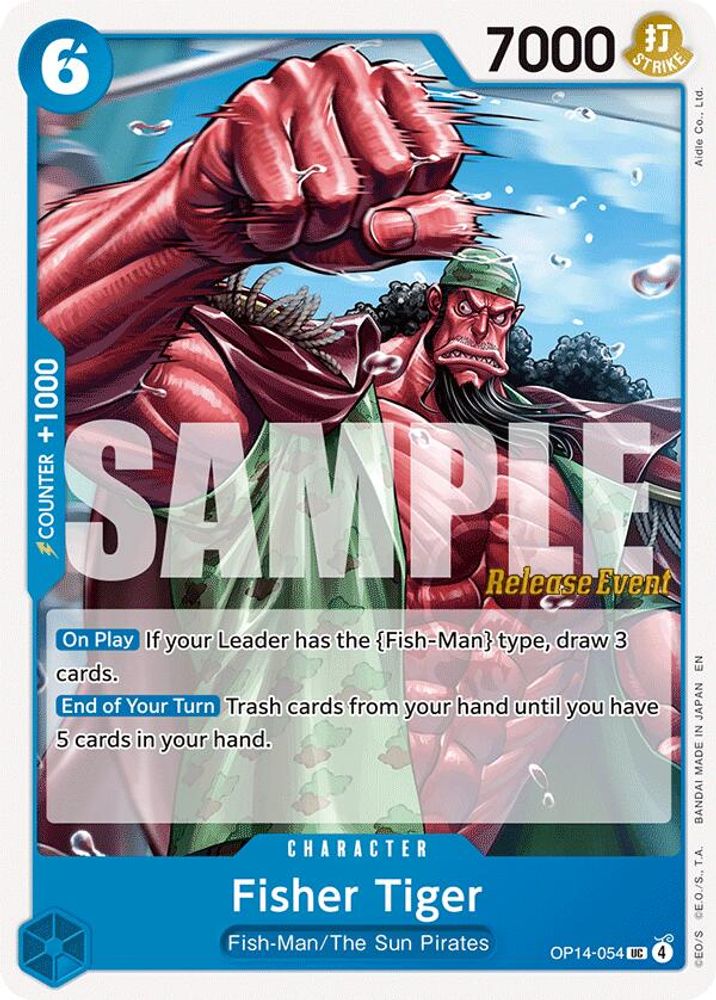 Fisher Tiger (OP14-054) Release Event Cards