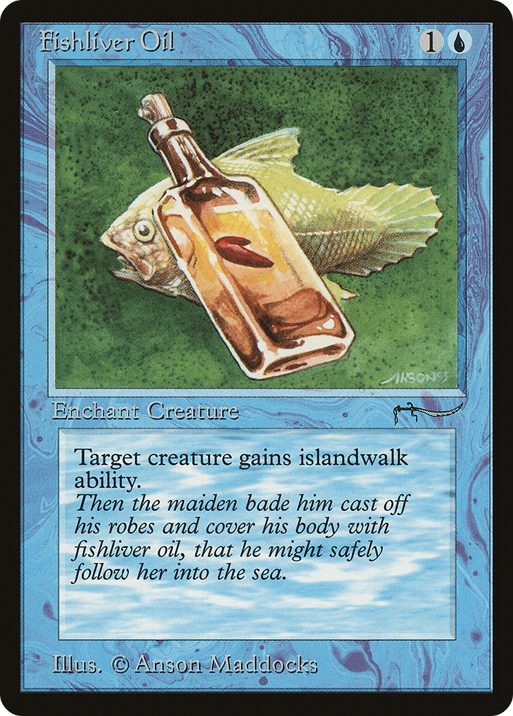 Fishliver Oil (Light Mana Cost) - Arabian Nights