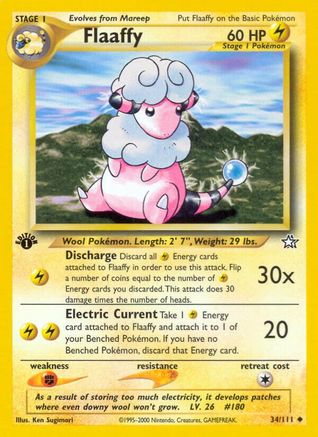 Flaaffy (34) (1st Edition) - Neo Genesis