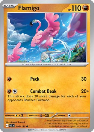 Flamigo (106) Reverse Holofoil - Paradox Rift