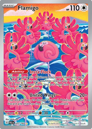 Flamigo (227) Holofoil - Paldea Evolved