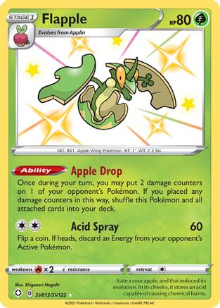 Flapple (SV013) (Shiny Vault) Holofoil - Shining Fates