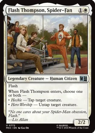 Flash Thompson, Spider-Fan (772) - Commander: Marvel Super Heroes