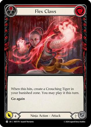 Flex Claws (Red) (MST179) - Part the Mistveil